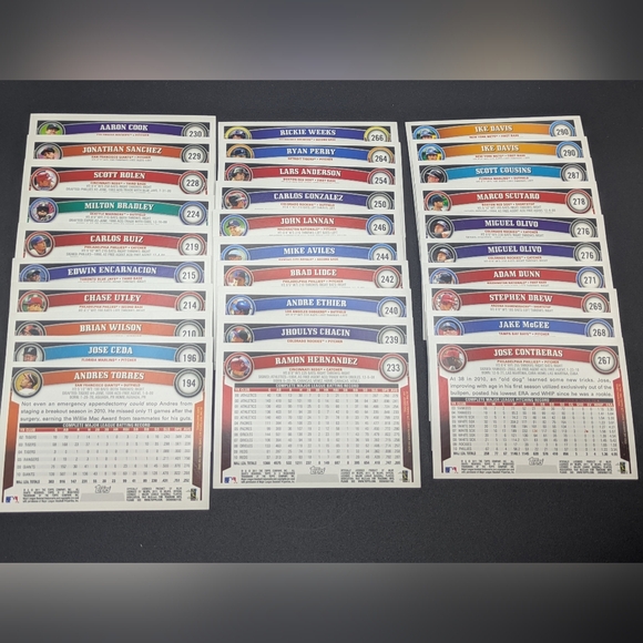 2011 Topps Diamond Anniversary + Cognac 182 Parallel Card Lot Rookie RC Star HoF - Picture 8 of 13